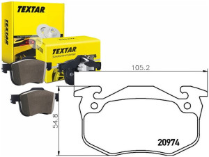 Klocki Hamulcowe Renault Tył Megane Clio 19 Zx Xsa