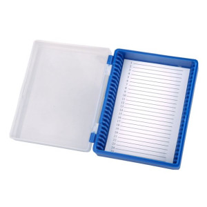 Etui z PS na 25 szt szkiełek mikroskopowych