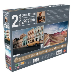 GOLIATH - Puzzle - Kolekcja JC Pieri - Hawana (Kuba) i Teczowa Góra (Peru)