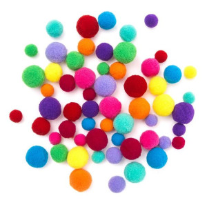 Pompony pluszowe Juicy 60szt. CEOZ-173 Dalprint