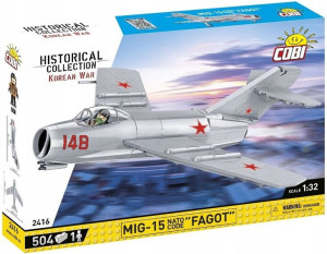 Cobi 2416 Wojna W Korei Samolot Mig-15 Fagot
