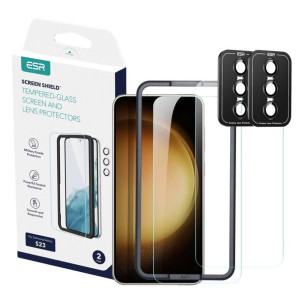 Szkło Hartowane Esr Protector Set 2-pack Galaxy S23 Clear