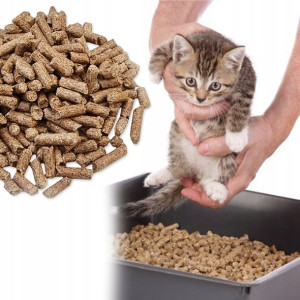 6l Pellet Żwirek Dla Kota Królika Chomika Jasny 6l