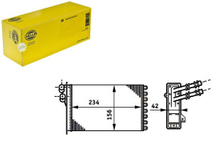 Nagrzewnica Hella 1j1819031a 1j1819031 B