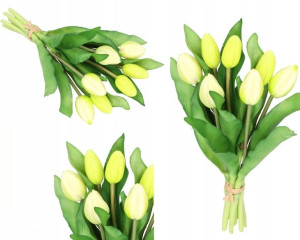 Tulipany Bukiet Tulipanów Gumowane Gumowe Jak Żywe