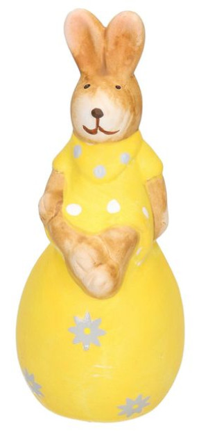 Zając Zajączek Ceramiczny Figurka Wielkanocna