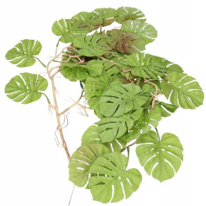Monstera Sztuczne Kwiaty Gumowe Zwisające 95cm
