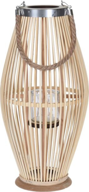 Lampion Bambusowy Rattanowy Latarnia 70 Cm