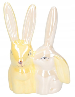 Zając Zajączek Ceramiczny Wielkanocny Figurka