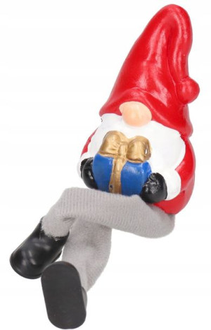 Skrzat Krasnal Ceramiczny Figurka Ozdoba