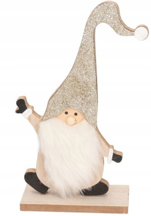 Skrzat Drewniany Figurka Do Postawienia 22,5 Cm
