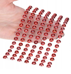 Dżety Pół Perełki Samoprzylepne Na Blistrze 8mm