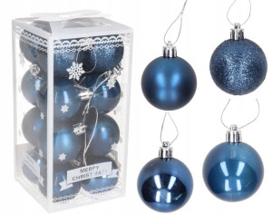 Bombki Plastikowe Na Choinkę Stroik 16szt 5 Cm
