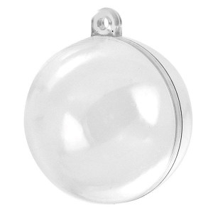 Bombka Akrylowa 14cm - Kula Plastikowa Decoupag