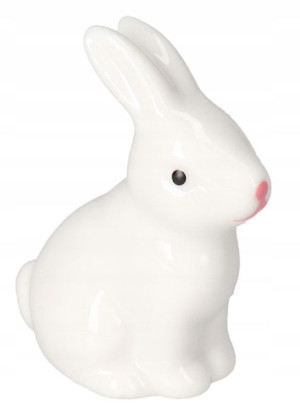 Zając Zajączek Ceramiczny Wielkanocny Figurka