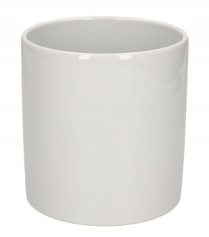 Doniczka Osłonka Ceramiczna Szara