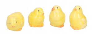 Kurczaki Ceramiczne Kurczaczki Wielkanocne 4szt