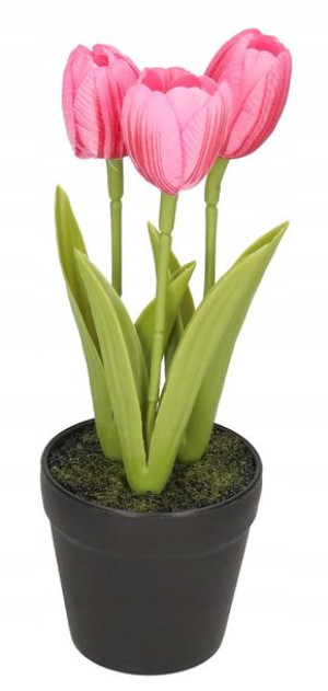 Tulipany Bukiet Tulipanów Kwiaty Gumowe Jak Żywe