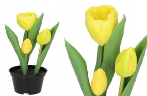 Tulipany Bukiet Tulipanów Kwiaty Gumowe Jak Żywe