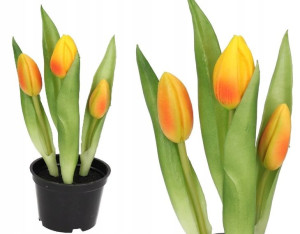 Tulipany Bukiet Tulipanów Kwiaty Gumowe Jak Żywe