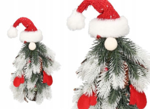 Choinka Na Pniu Drzewko Świąteczne Skrzat 38 Cm