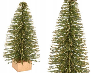Choinka Na Pniu Drzewko Świąteczne 39cm Ozdoba