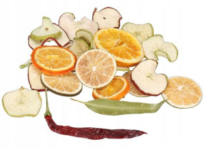 Susz Dekoracyjny 100g Pomarańcz Limonka Jabłko