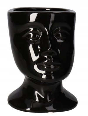 Doniczka Osłonka Ceramiczna Głowa Twarz 15,5cm
