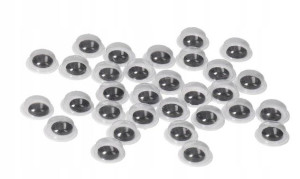 Oczy Samoprzylepne 10mm 100szt Ozdoba