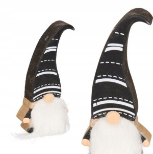 Skrzat Mikołaj Gwiazdor Figurka Ozdoba Stroik 22cm