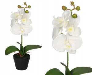 Storczyk Orchidea Sztuczne Kwiaty W Doniczce 38 Cm