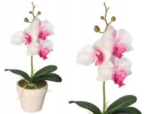 Storczyk Orchidea Sztuczne Kwiaty W Doniczce 30cm