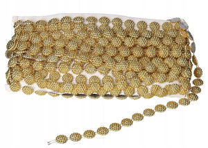 Taśma Cyrkonie Pas Diamentowy Ozdobny 13 Mm 10yard