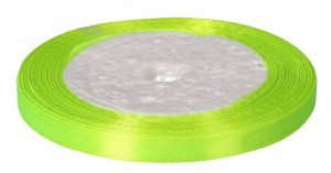 Wstążka Tasiemka Satynowa Zielona 6mm 25m