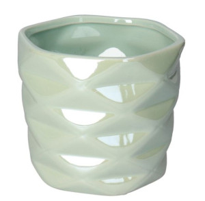 Doniczka Osłonka Ceramiczna Nowoczesna 12,5 Cm