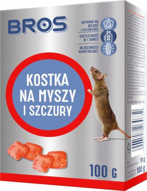 Trutka Na Myszy I Szczury Kostki Bros 100g