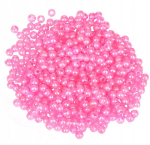 Korale Koraliki Perełki Z Dziurką 3mm 50g