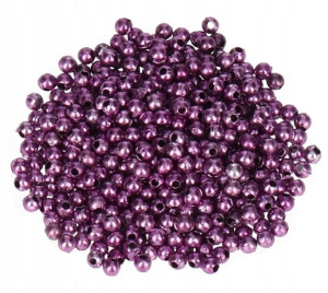 Korale Koraliki Perełki Z Dziurką 3mm 50g