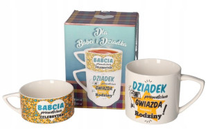 Kubek Kubki Dla Babci Dziadka Na Prezent Zestaw