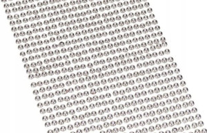 Dżety Pół Perełki Srebrne 4 Mm 1000 Szt Perełki