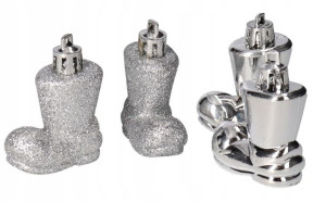 Bombki Na Choinkę Buty Plastikowe 4 Szt 5 Cm