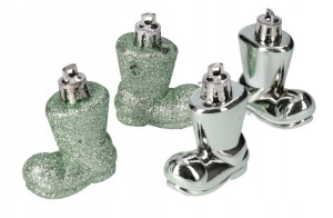 Bombki Na Choinkę Buty Plastikowe 4 Szt 5 Cm