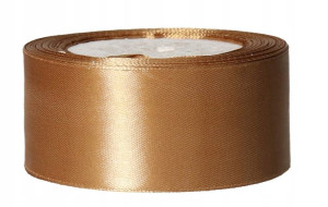 Wstążka Tasiemka Satynowa Złota 38mm 25m