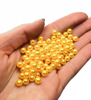 Koraliki Korale Perełki Z Dziurka 6 Mm 50g
