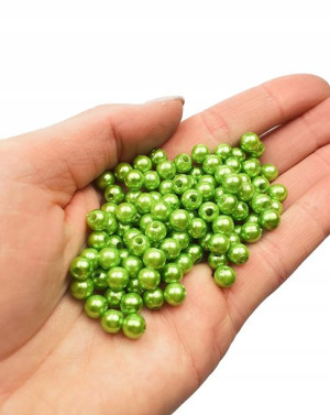 Koraliki Korale Perełki Z Dziurka 6 Mm 50g