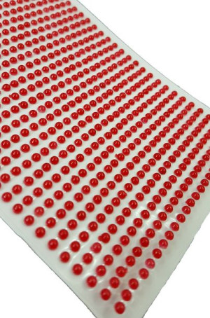 Perły Perełki Samoprzylepne Kryształki 3mm 1440szt
