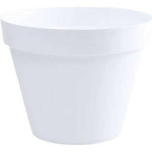 Okragla doniczka EDA w stylu toskanskim - Ø 60 x wys. 47 cm - 76 l - biala