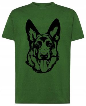 Owczarek Niemiecki T-shirt Męski Modny Rozm.XL