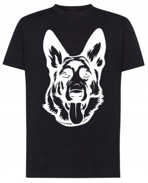 Owczarek Niemiecki T-shirt Męski Modny Rozm.XL