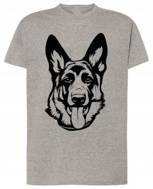 Owczarek Niemiecki T-shirt Męski Modny Rozm.XS